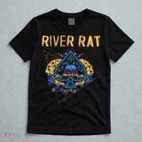 Poker Cards Vintage Spade River Rat T-Shirt thumb 5