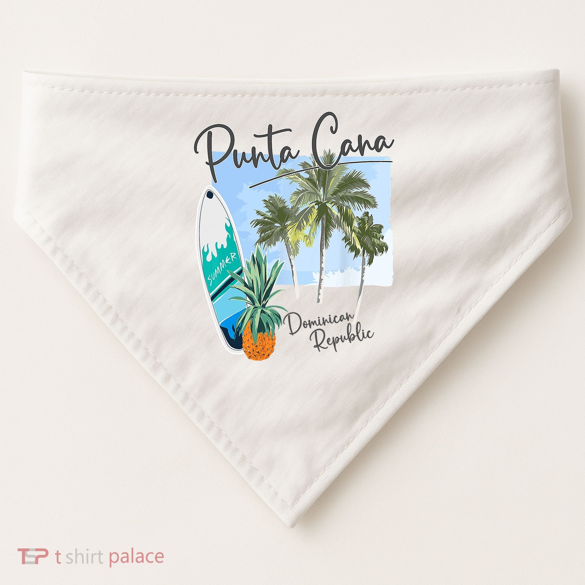 Punta Cana Vacation Punta Cana Souvenirs Dominican Republic USA-Made Doggie Bandana