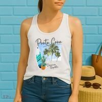 Punta Cana Vacation Punta Cana Souvenirs Dominican Republic Women's Tank Top thumb 2