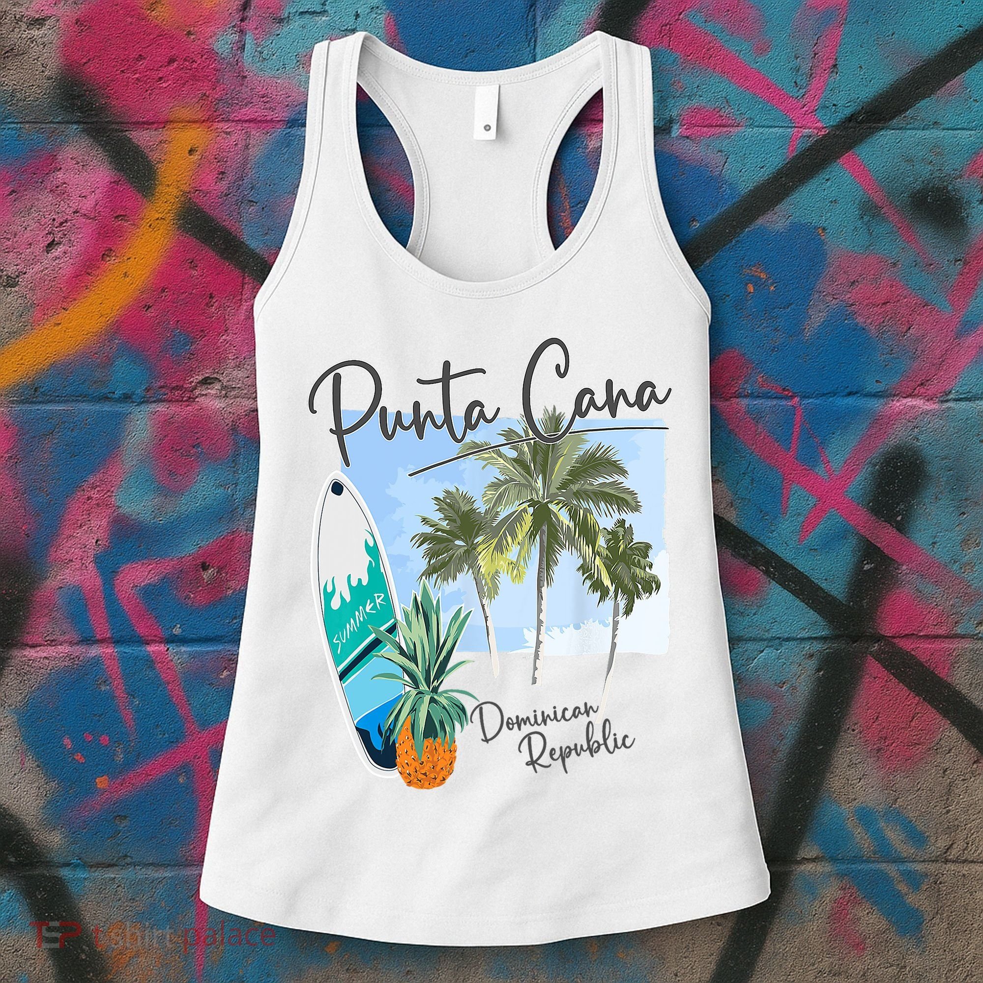Punta Cana Vacation Punta Cana Souvenirs Dominican Republic Women's Tank Top
