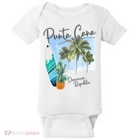Punta Cana Vacation Punta Cana Souvenirs Dominican Republic Baby Bodysuit thumb 0