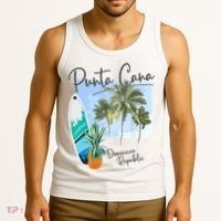 Punta Cana Vacation Punta Cana Souvenirs Dominican Republic Tank Top thumb 3