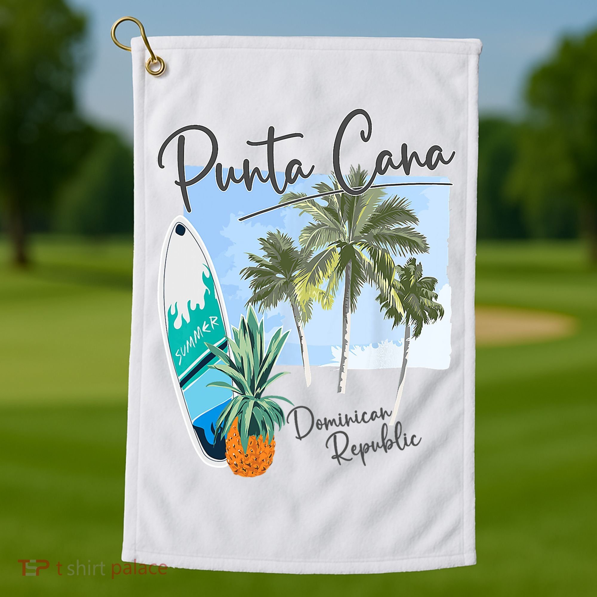 Punta Cana Vacation Punta Cana Souvenirs Dominican Republic Golf Towel