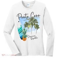 Punta Cana Vacation Punta Cana Souvenirs Dominican Republic Women's Long Sleeve Shirt thumb 0