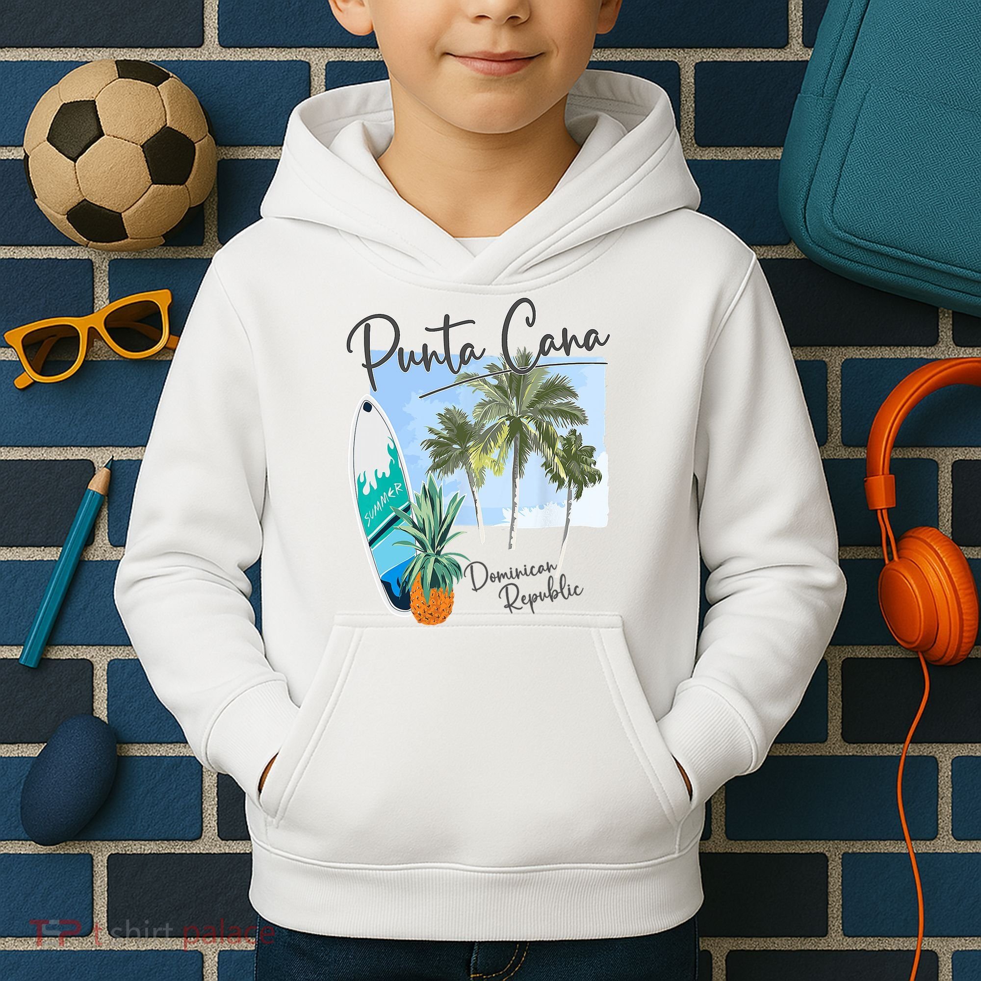 Punta Cana Vacation Punta Cana Souvenirs Dominican Republic Kids Hoodie
