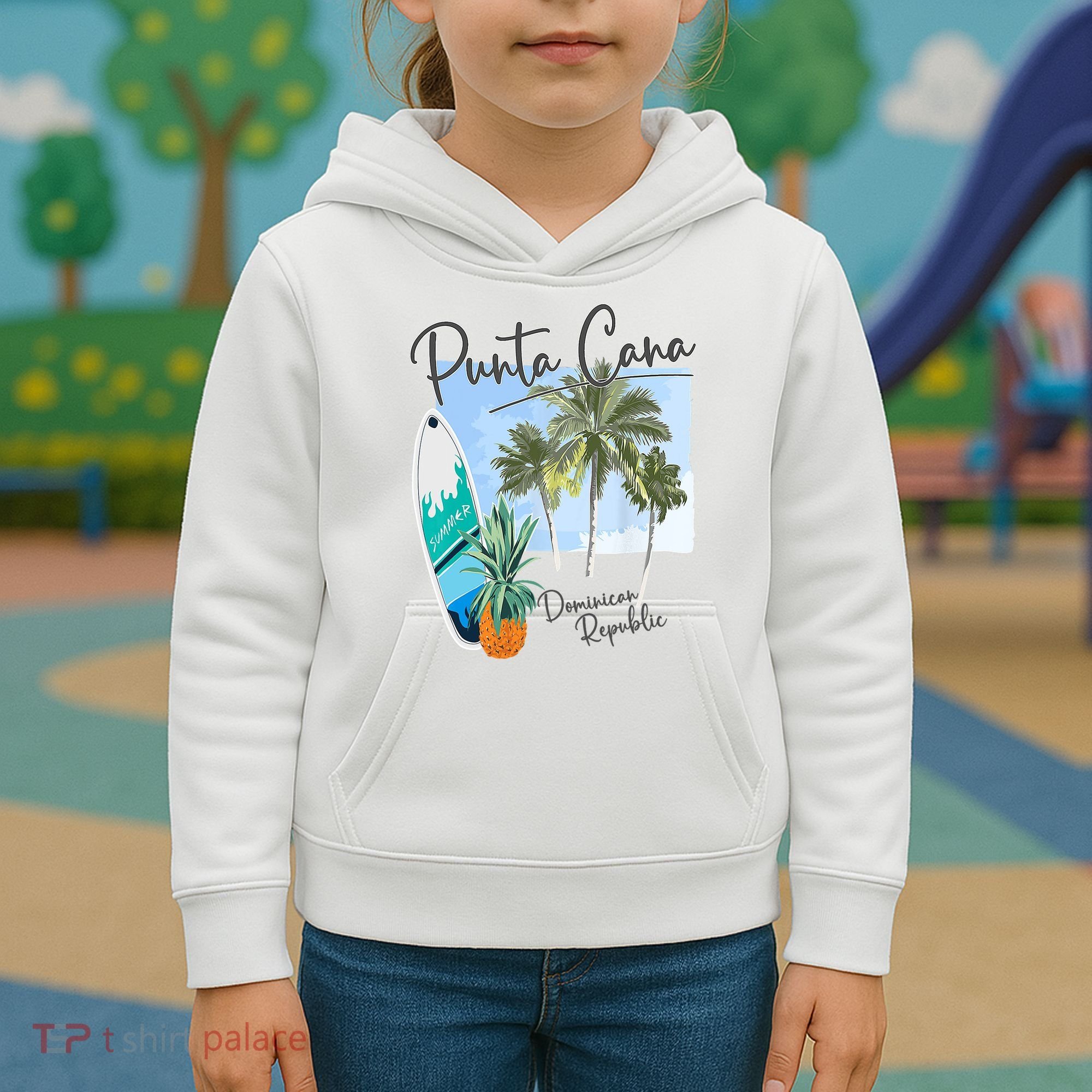 Punta Cana Vacation Punta Cana Souvenirs Dominican Republic Kids Hoodie