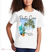 Punta Cana Vacation Punta Cana Souvenirs Dominican Republic Kids T-Shirt thumb 2