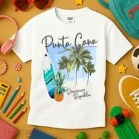 Punta Cana Vacation Punta Cana Souvenirs Dominican Republic Kids T-Shirt thumb 3