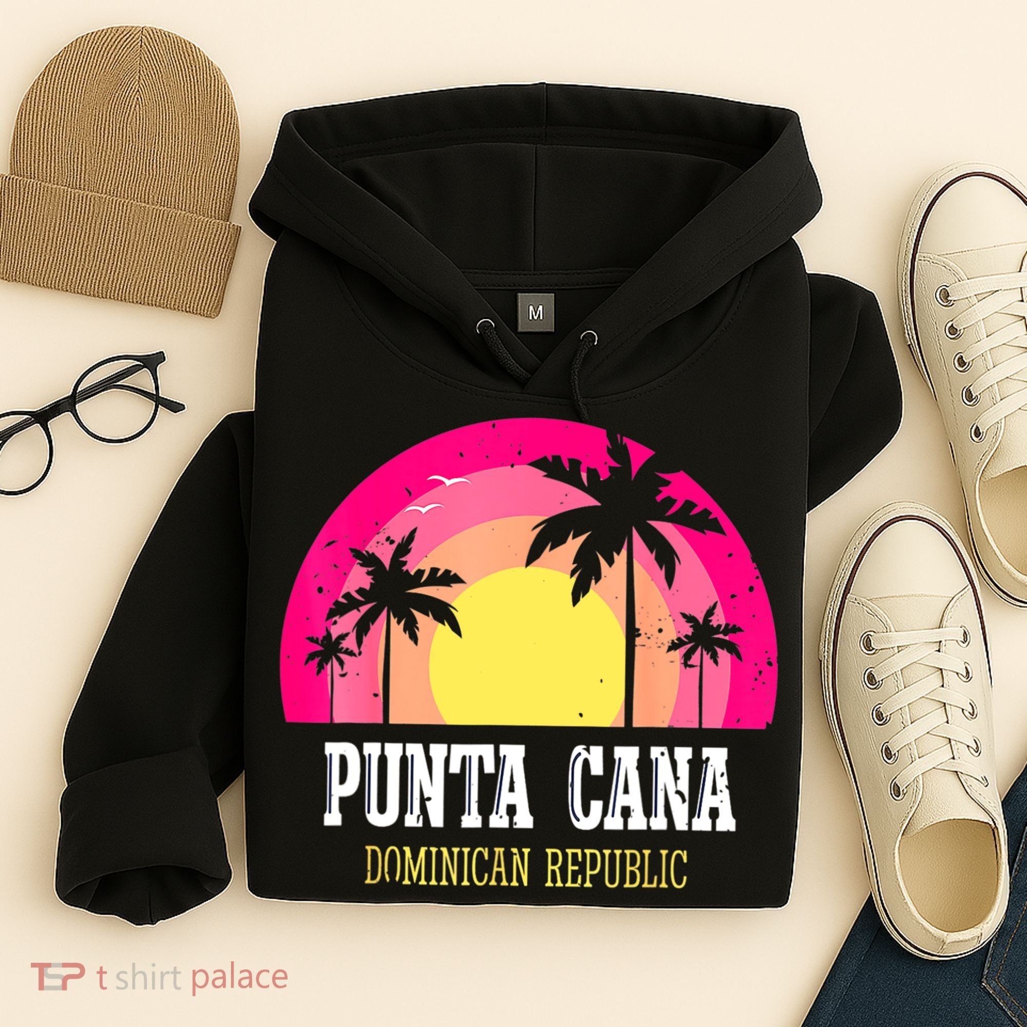 Punta Cana Vacation, Punta Cana Souvenirs Dominican Republic Hoodie