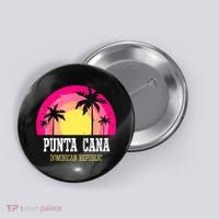 Punta Cana Vacation, Punta Cana Souvenirs Dominican Republic Button thumb 0