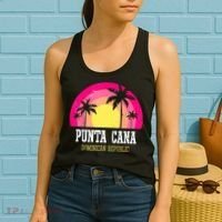 Punta Cana Vacation, Punta Cana Souvenirs Dominican Republic Women's Tank Top thumb 2