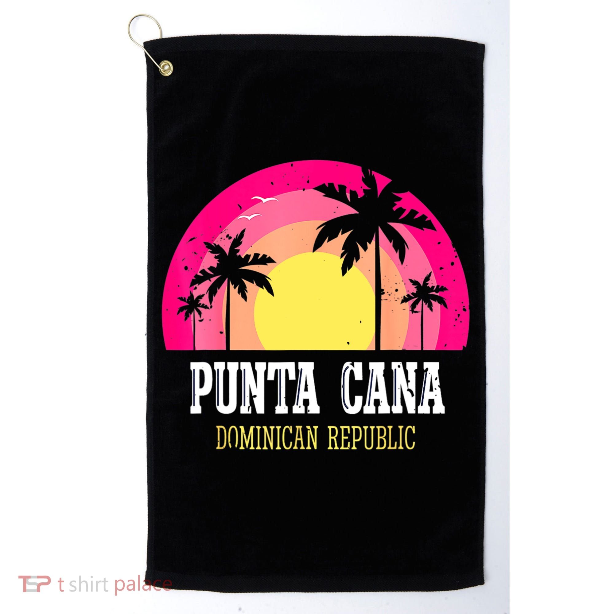 Punta Cana Vacation, Punta Cana Souvenirs Dominican Republic Golf Towel