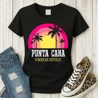 Punta Cana Vacation, Punta Cana Souvenirs Dominican Republic Women's T-Shirt thumb 3