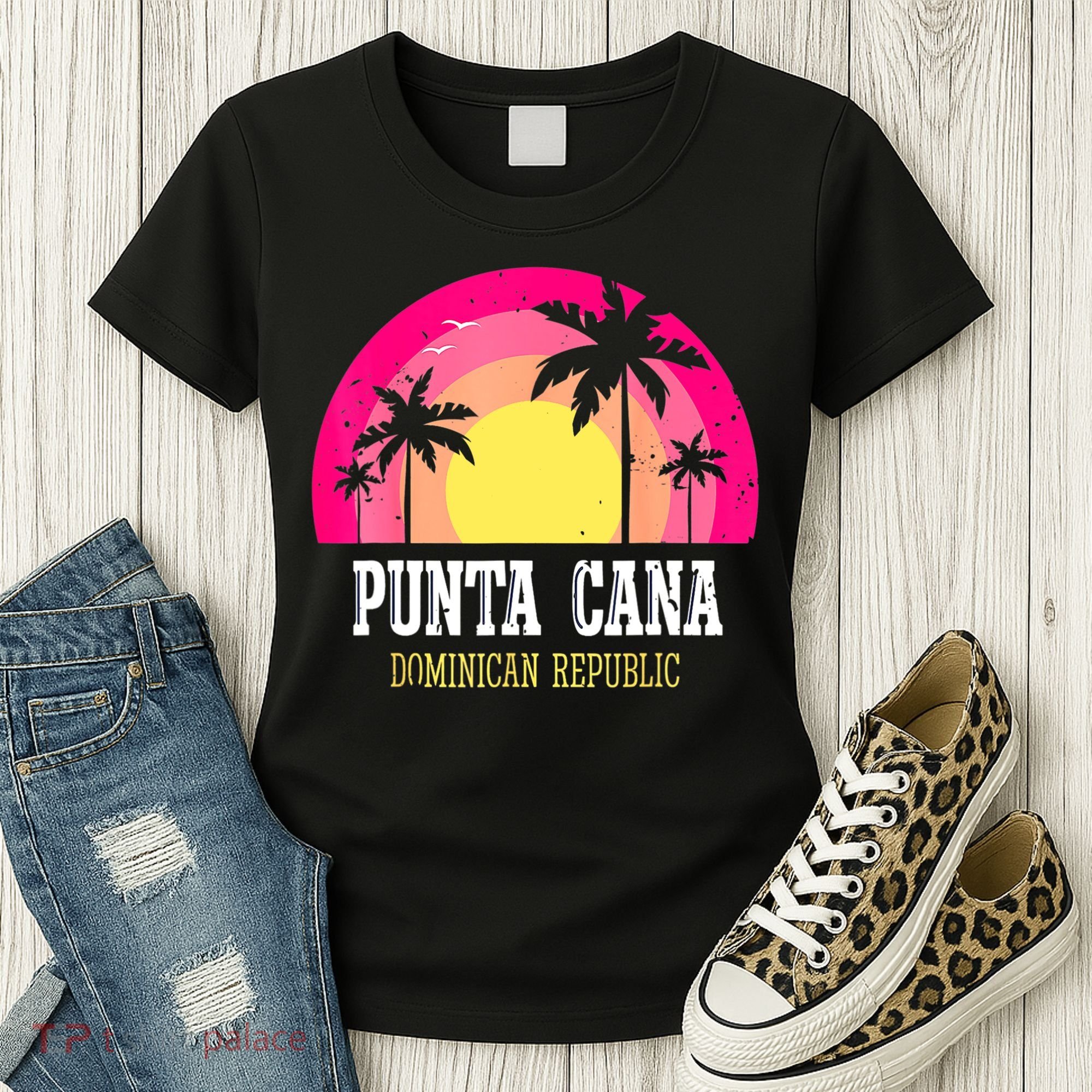 Punta Cana Vacation, Punta Cana Souvenirs Dominican Republic Women's T-Shirt