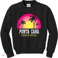 Punta Cana Vacation, Punta Cana Souvenirs Dominican Republic Kids Sweatshirt thumb 0