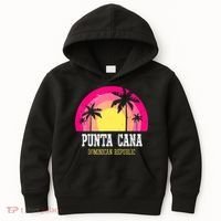 Punta Cana Vacation, Punta Cana Souvenirs Dominican Republic Kids Hoodie thumb 0