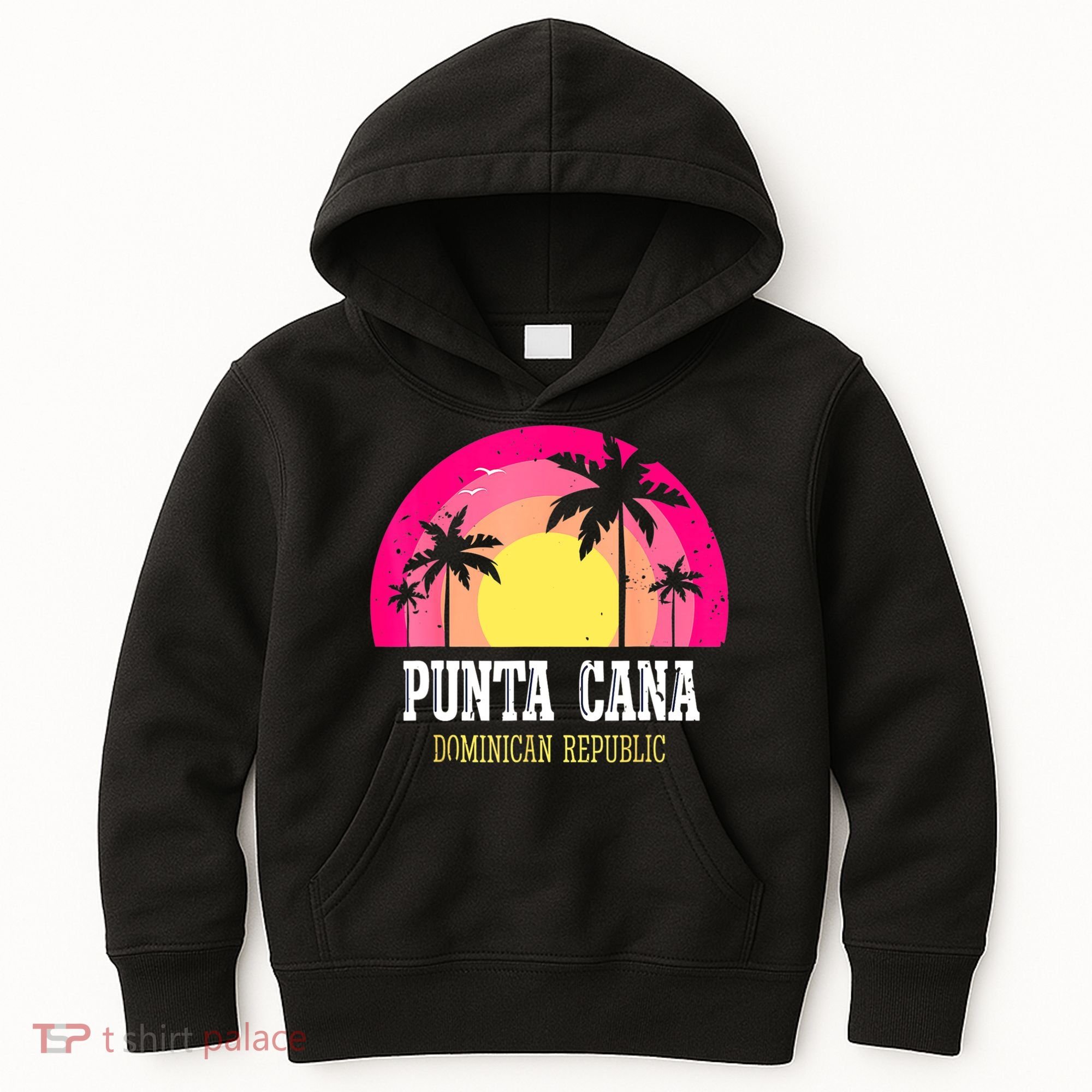 Punta Cana Vacation, Punta Cana Souvenirs Dominican Republic Kids Hoodie