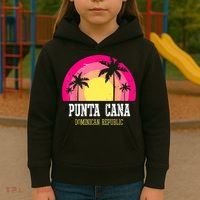 Punta Cana Vacation, Punta Cana Souvenirs Dominican Republic Kids Hoodie thumb 3