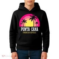 Punta Cana Vacation, Punta Cana Souvenirs Dominican Republic Kids Hoodie thumb 4