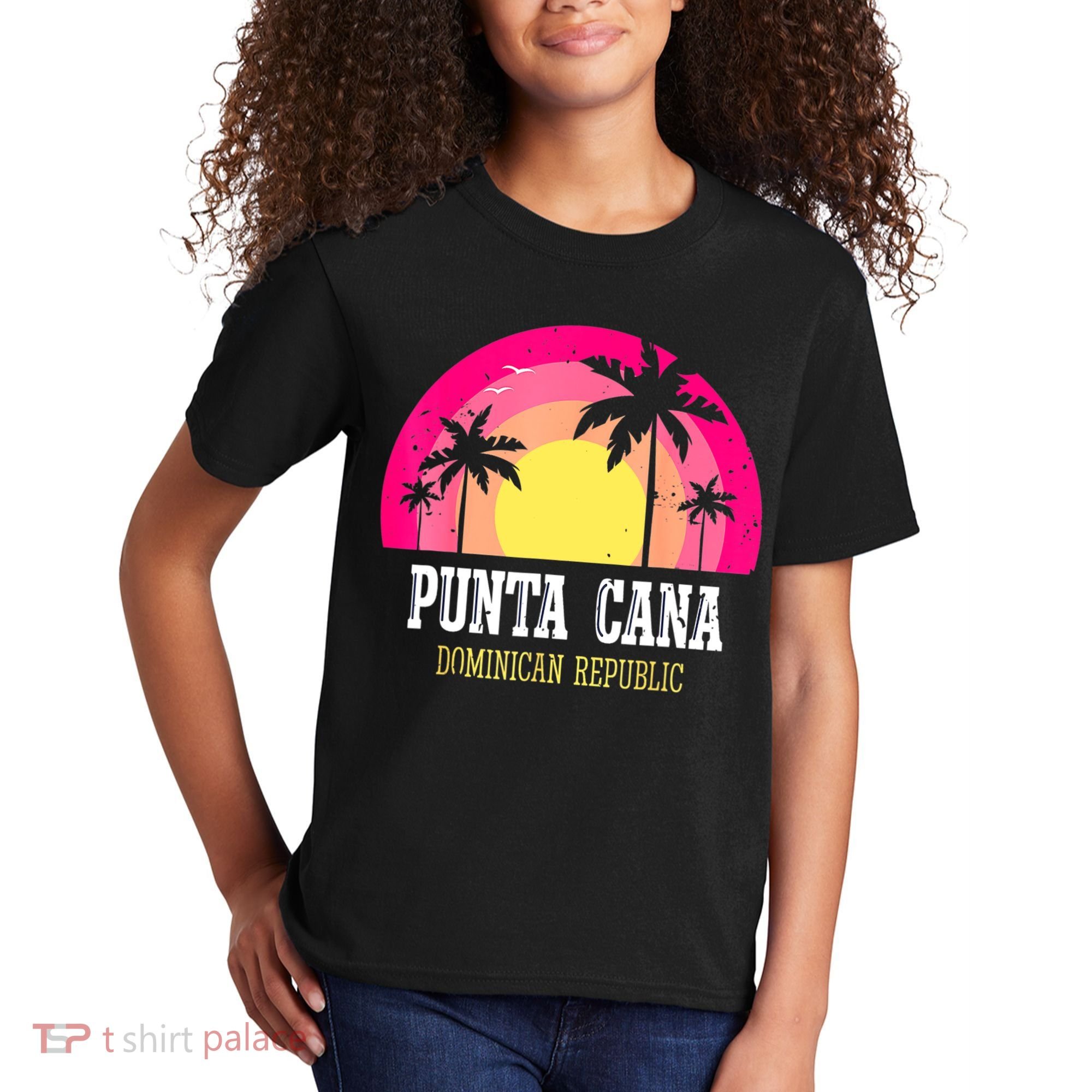 Punta Cana Vacation, Punta Cana Souvenirs Dominican Republic Kids T-Shirt