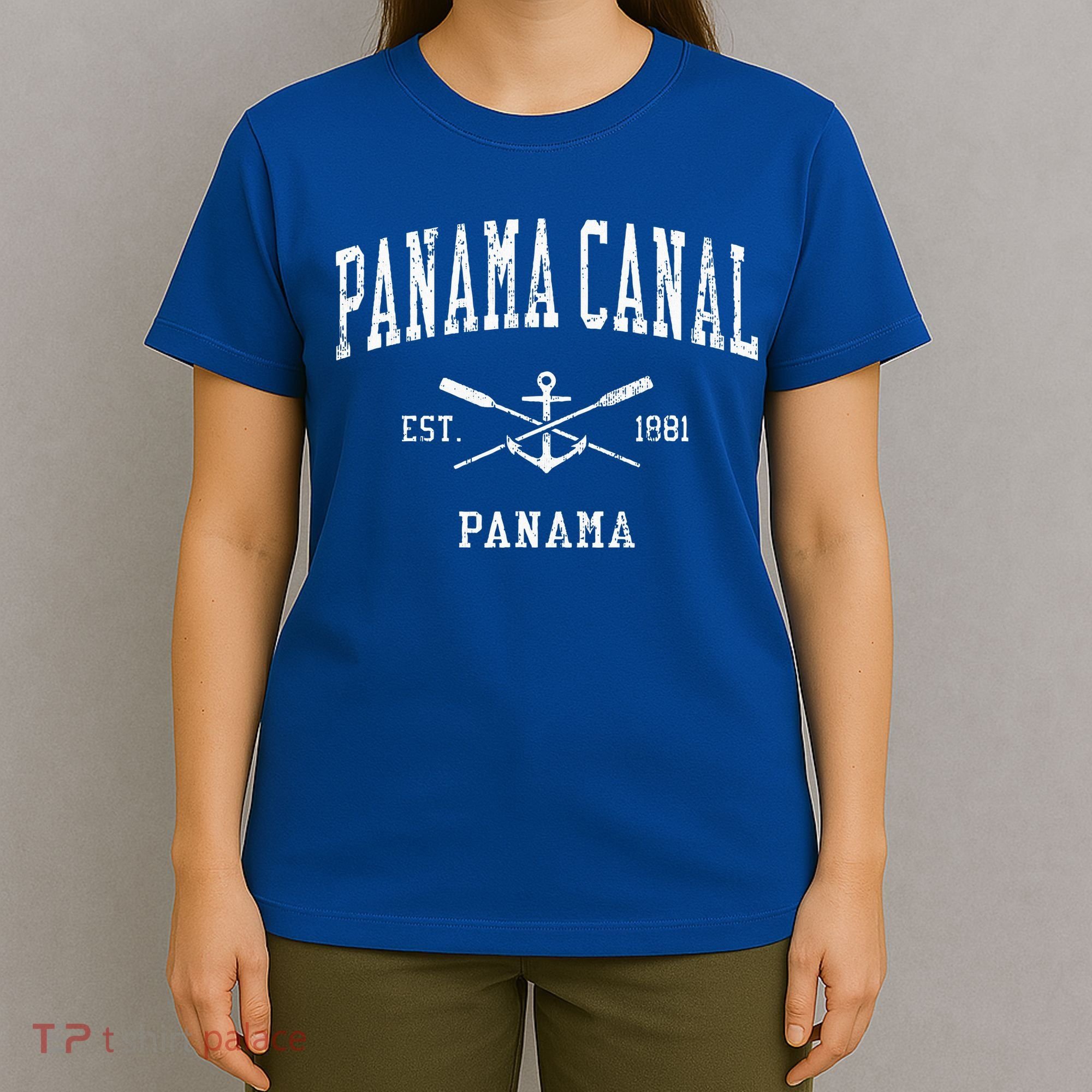 Panama Canal Vintage Sports T-Shirt