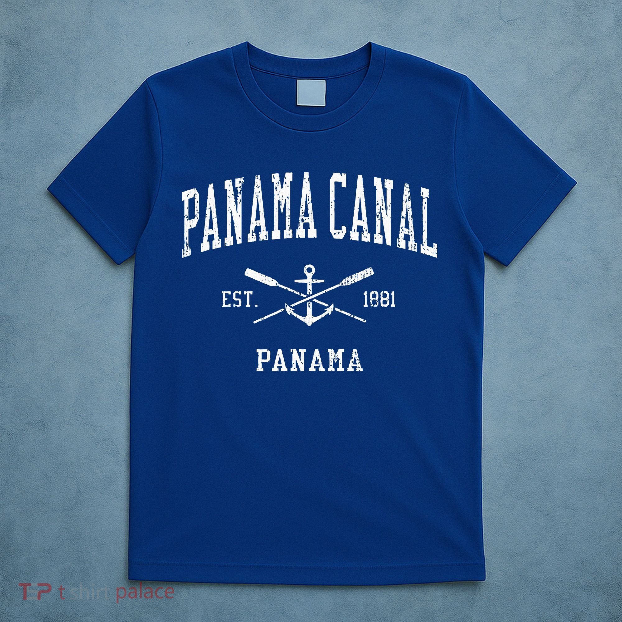 Panama Canal Vintage Sports T-Shirt