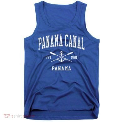 Panama Canal Vintage Sports Tank Top