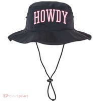 Preppy Cowgirl Varsity Pink Howdy Bucket Hat thumb 0