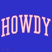 Preppy Cowgirl Varsity Pink Howdy Visor thumb 3