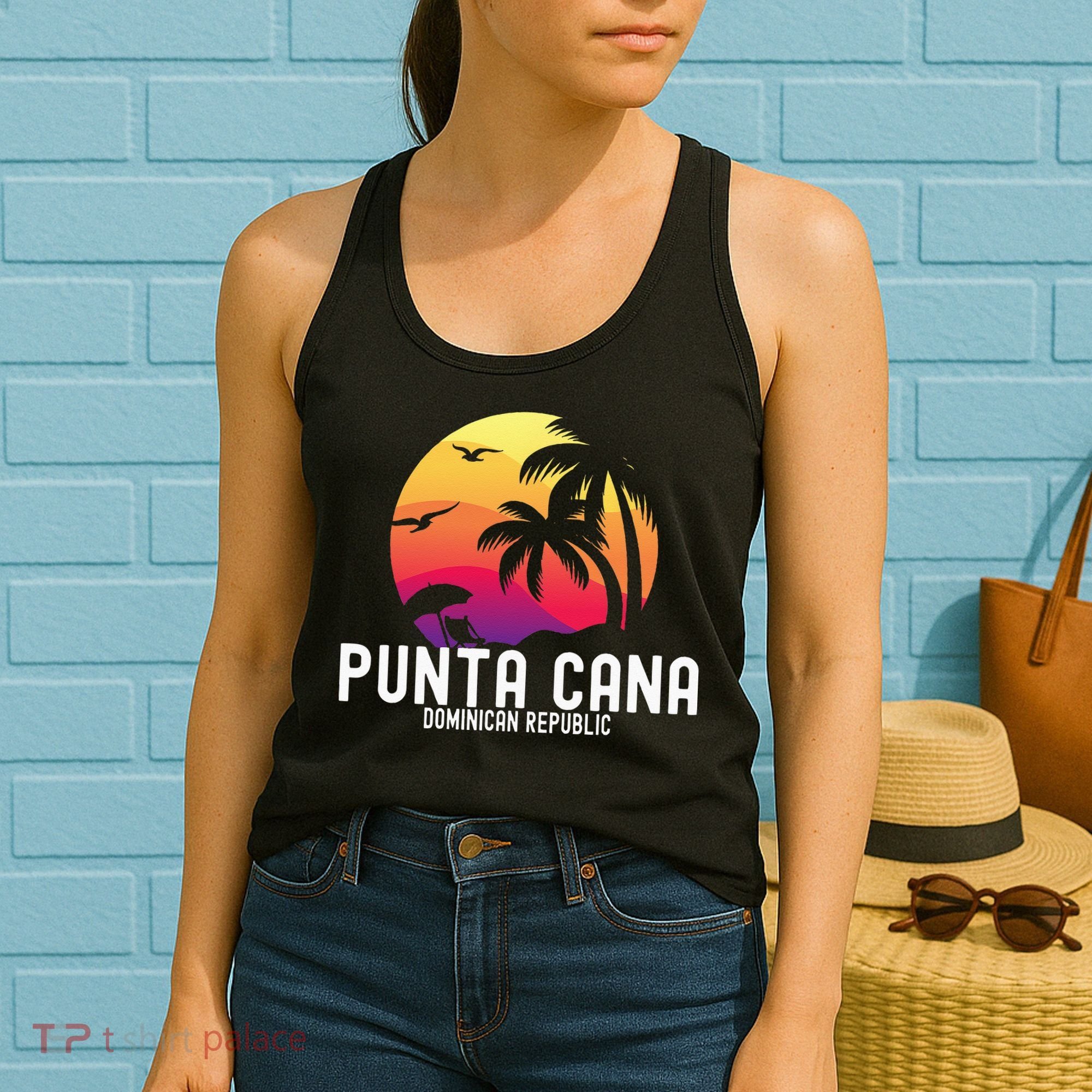 Punta Cana Vacation Punta Cana Souvenirs Dominican Republic Women's Tank Top
