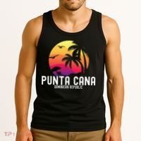 Punta Cana Vacation Punta Cana Souvenirs Dominican Republic Tank Top thumb 3