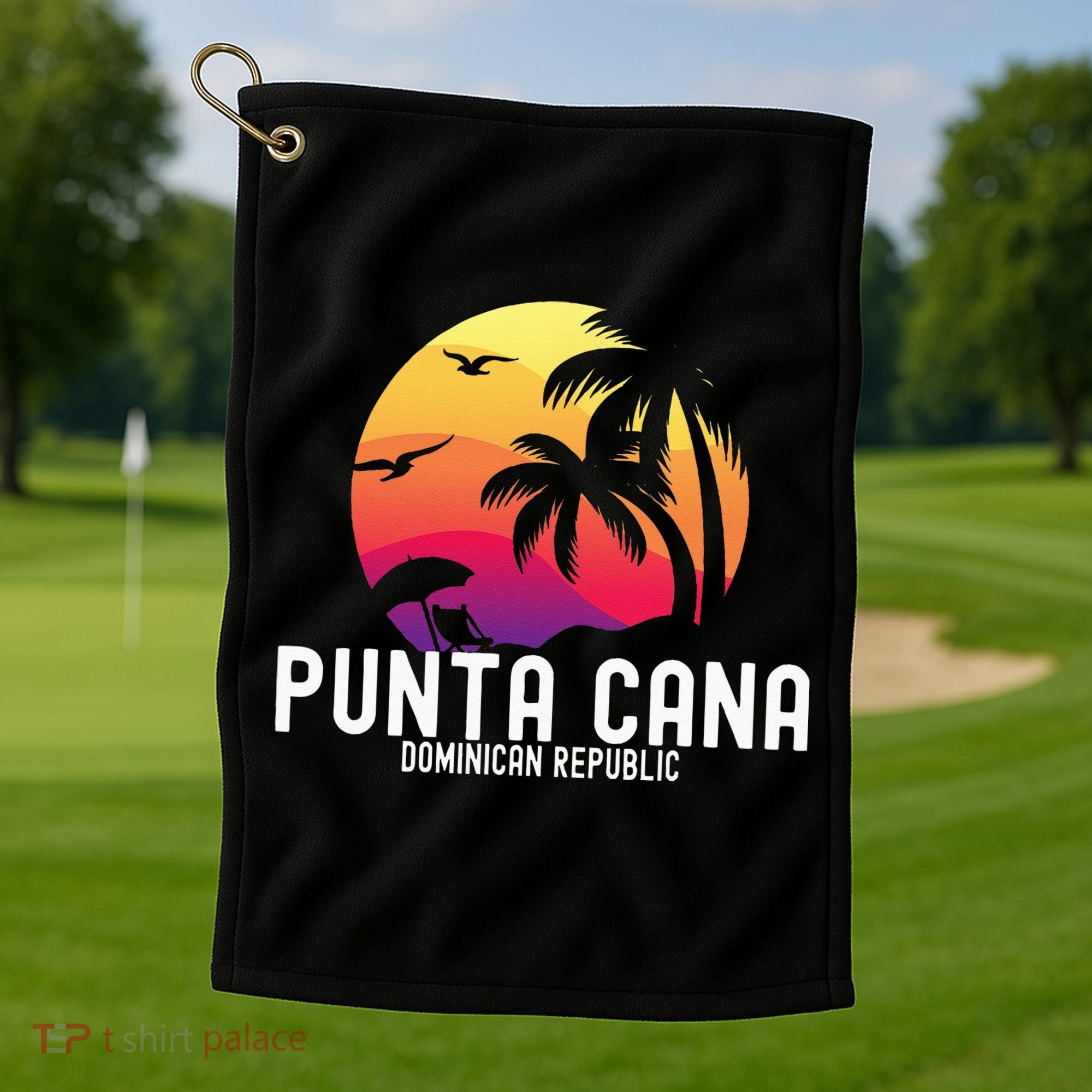 Punta Cana Vacation Punta Cana Souvenirs Dominican Republic Golf Towel