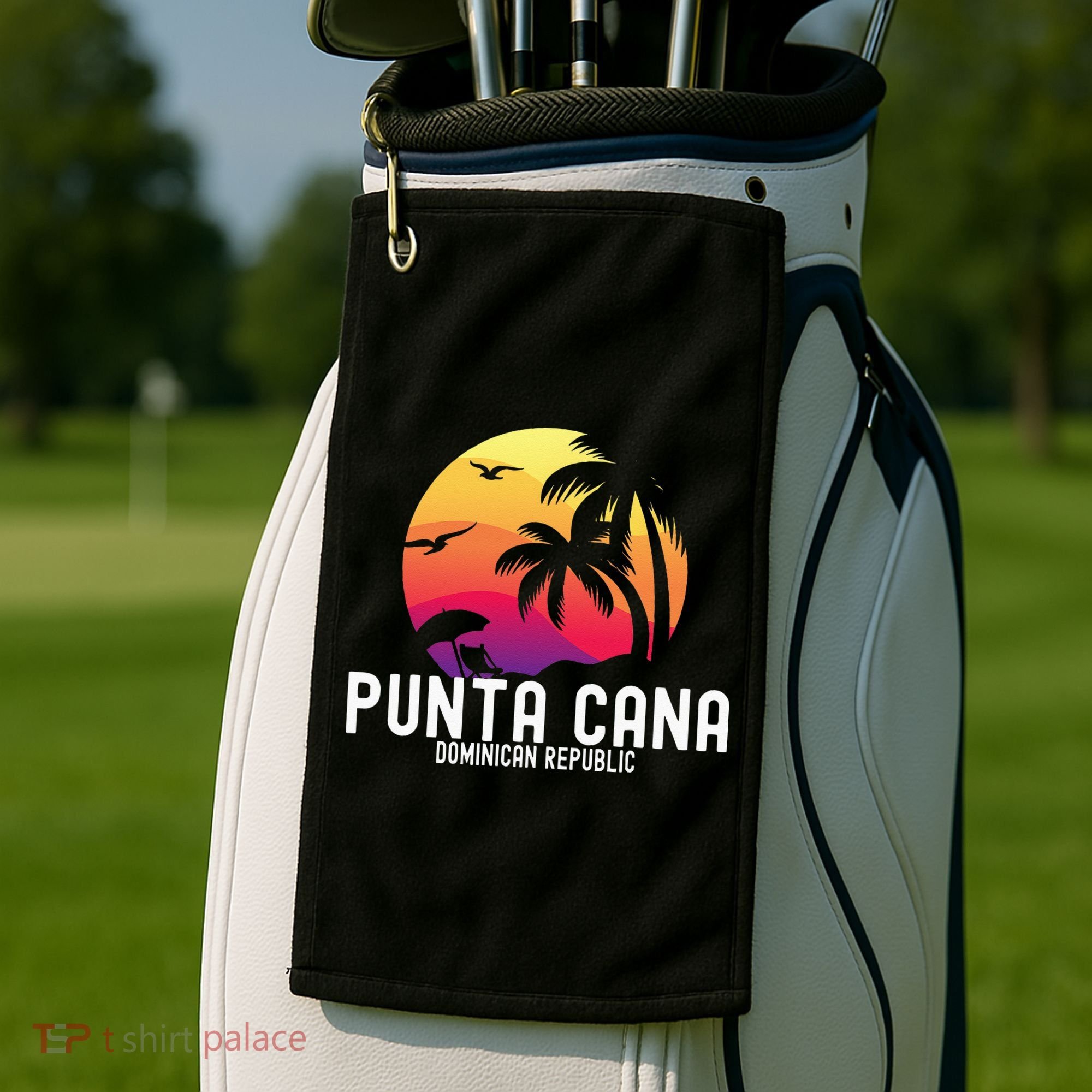 Punta Cana Vacation Punta Cana Souvenirs Dominican Republic Golf Towel