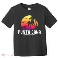 Punta Cana Vacation Punta Cana Souvenirs Dominican Republic Toddler T-Shirt thumb 0