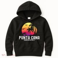 Punta Cana Vacation Punta Cana Souvenirs Dominican Republic Kids Hoodie thumb 0