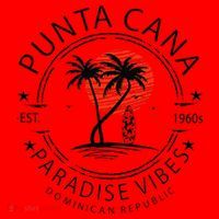 Punta Cana Vacation Dominican Republic Summer Paradise Santa Hat thumb 1