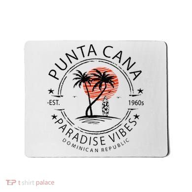 Punta Cana Vacation Dominican Republic Summer Paradise Mousepad