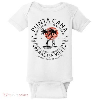 Punta Cana Vacation Dominican Republic Summer Paradise Baby Bodysuit