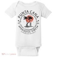 Punta Cana Vacation Dominican Republic Summer Paradise Baby Bodysuit thumb 0