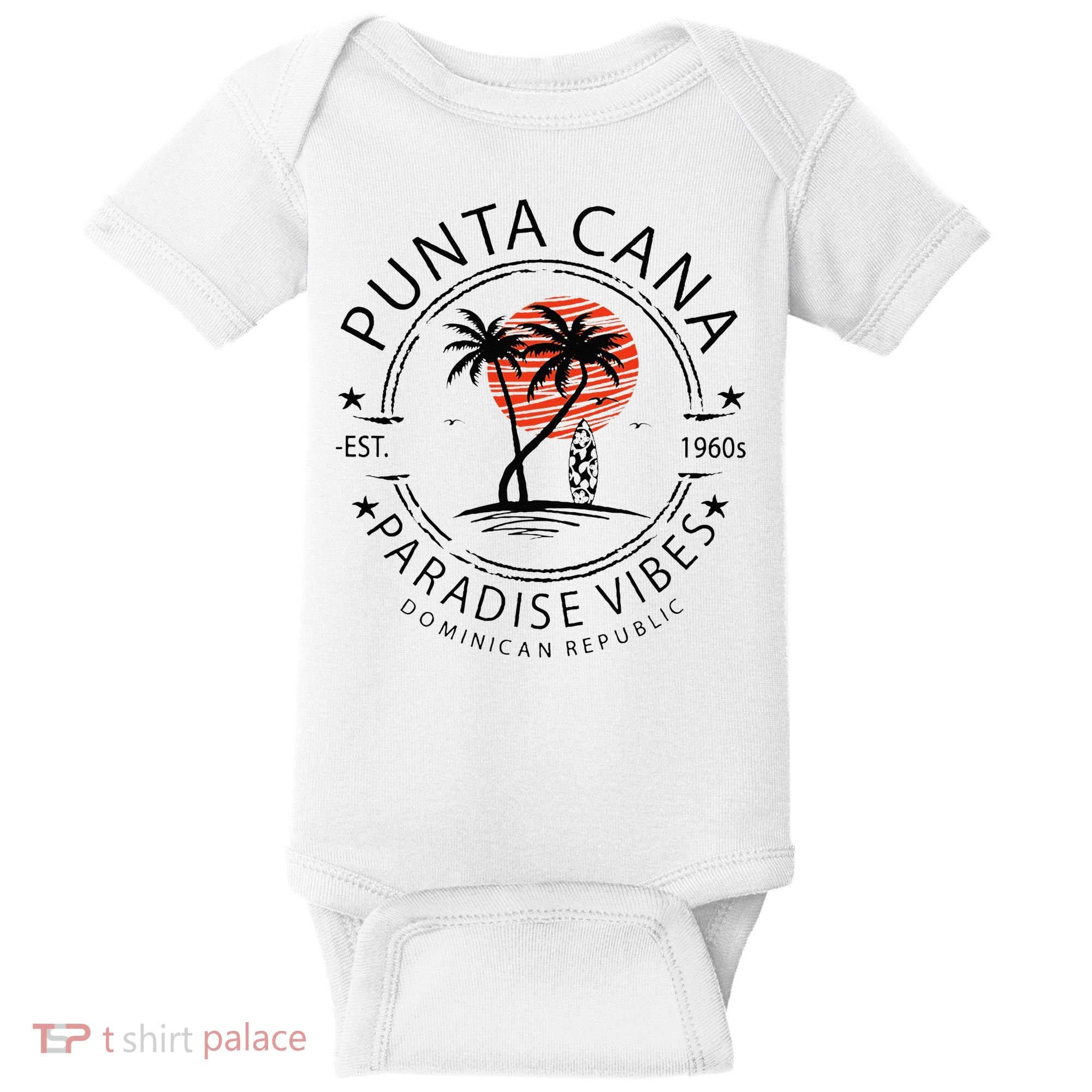 Punta Cana Vacation Dominican Republic Summer Paradise Baby Bodysuit