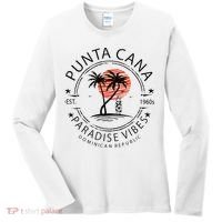 Punta Cana Vacation Dominican Republic Summer Paradise Women's Long Sleeve Shirt thumb 0
