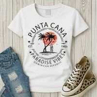 Punta Cana Vacation Dominican Republic Summer Paradise Women's T-Shirt thumb 3