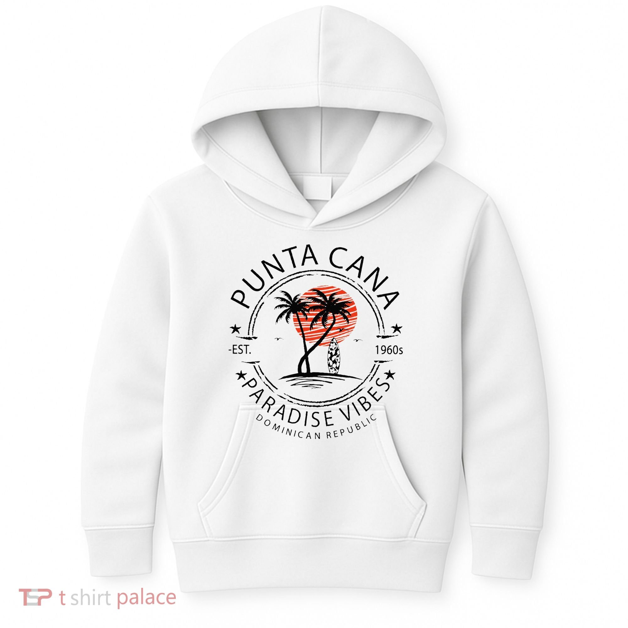 Punta Cana Vacation Dominican Republic Summer Paradise Kids Hoodie
