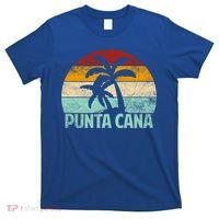 Punta Cana Vintage 70s 80s Retro Vacation Dominican Republic Funny Gift T-Shirt thumb 0