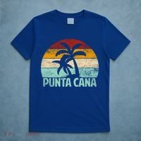 Punta Cana Vintage 70s 80s Retro Vacation Dominican Republic Funny Gift T-Shirt thumb 5