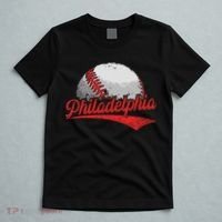 Philadelphia Cityscape vintage Baseball Lover T-Shirt thumb 5