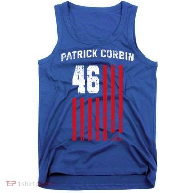 Patrick Corbin Vintage Flag Washington Dc Patriotic Baseball Funny Gift Tank Top