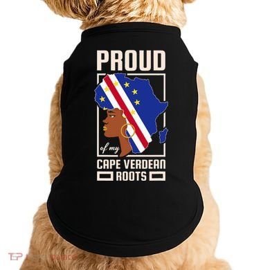 Proud Cape Verdean Roots Black History Month Cape Verde Doggie Tank