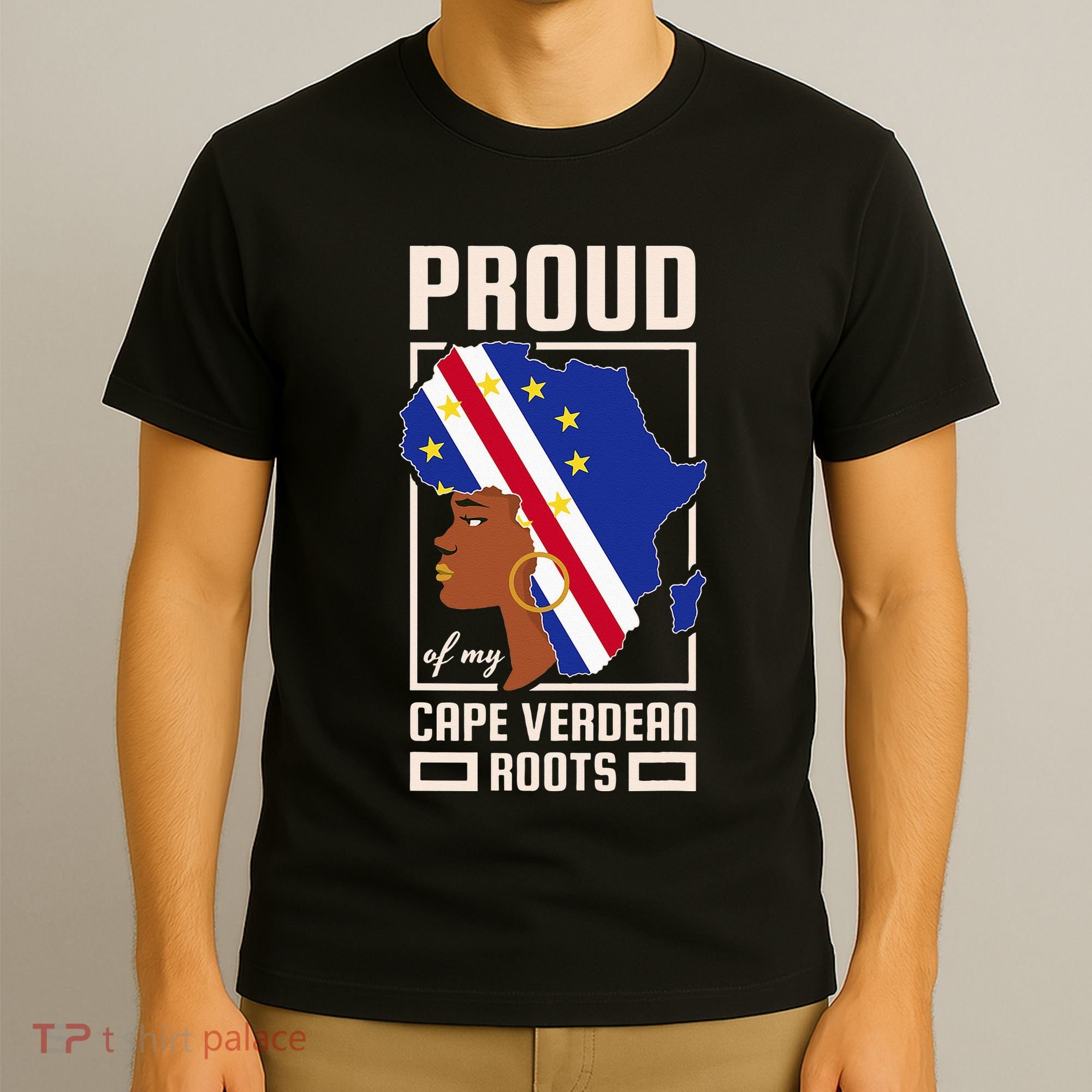 Proud Cape Verdean Roots Black History Month Cape Verde T-Shirt