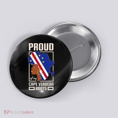 Proud Cape Verdean Roots Black History Month Cape Verde Button